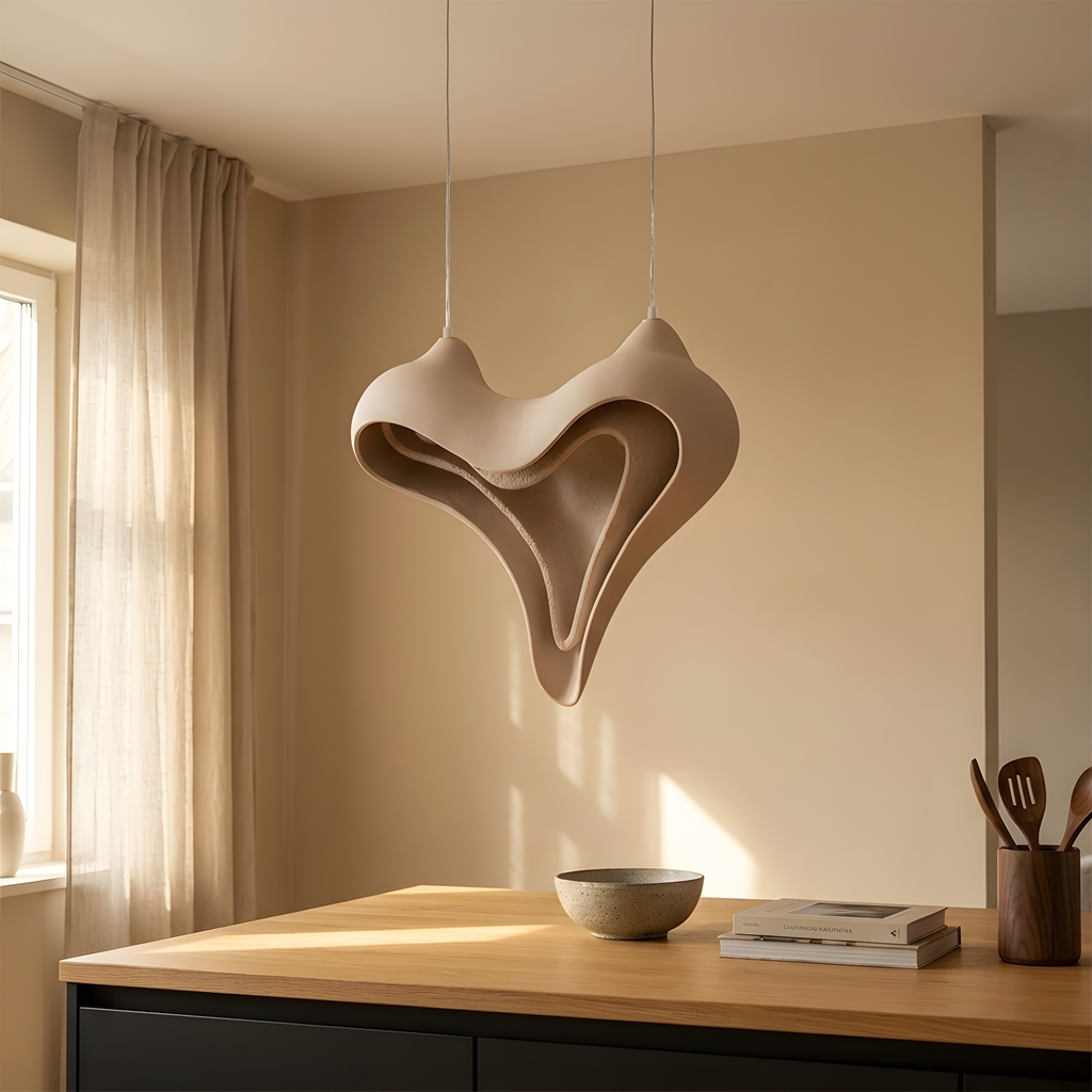 Kalendra suspension ronde en résine, cuisine