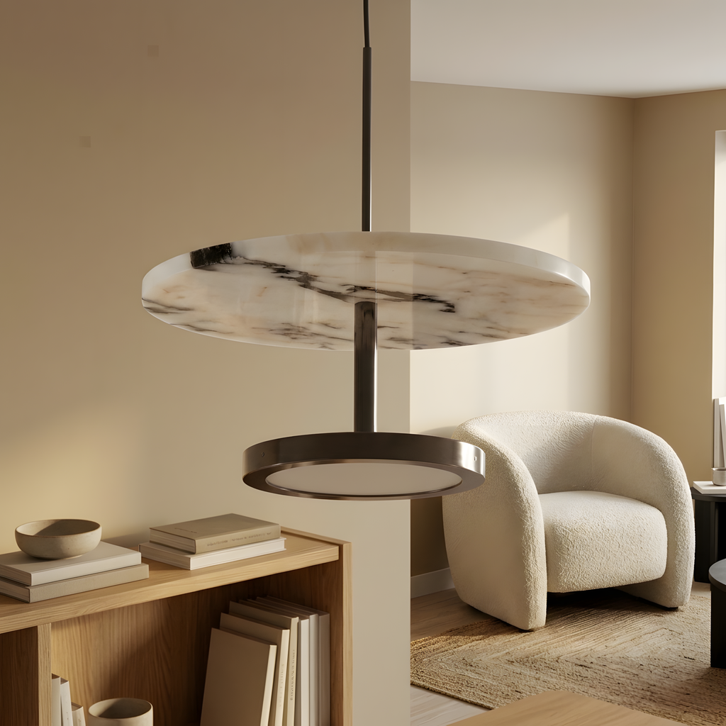 Kelmira suspension pierre noire, coin repas