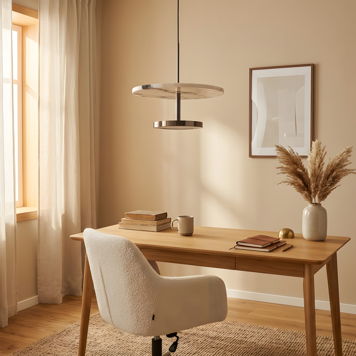 Kelmira suspension pierre noire, lumière du soir