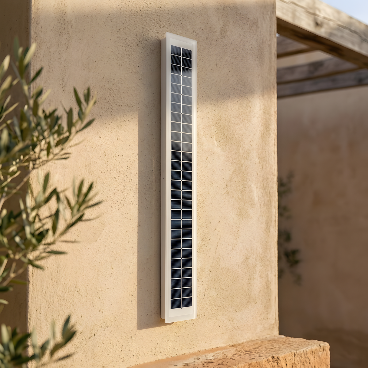 Kesena applique solaire entrée en soirée