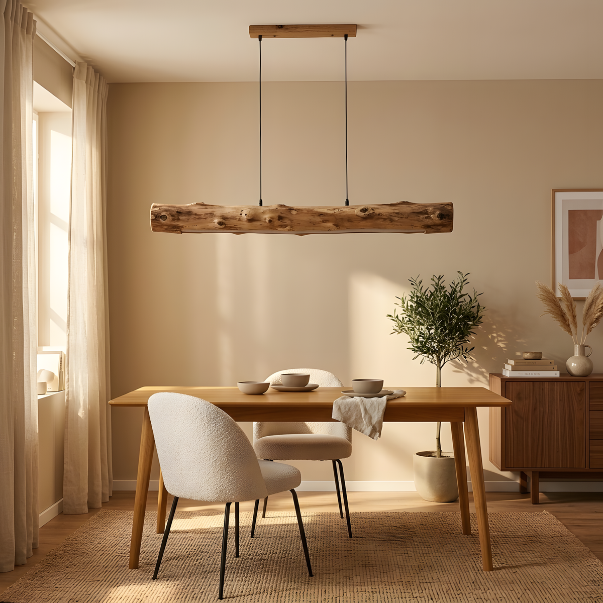 Kordia suspension bois, salle à manger
