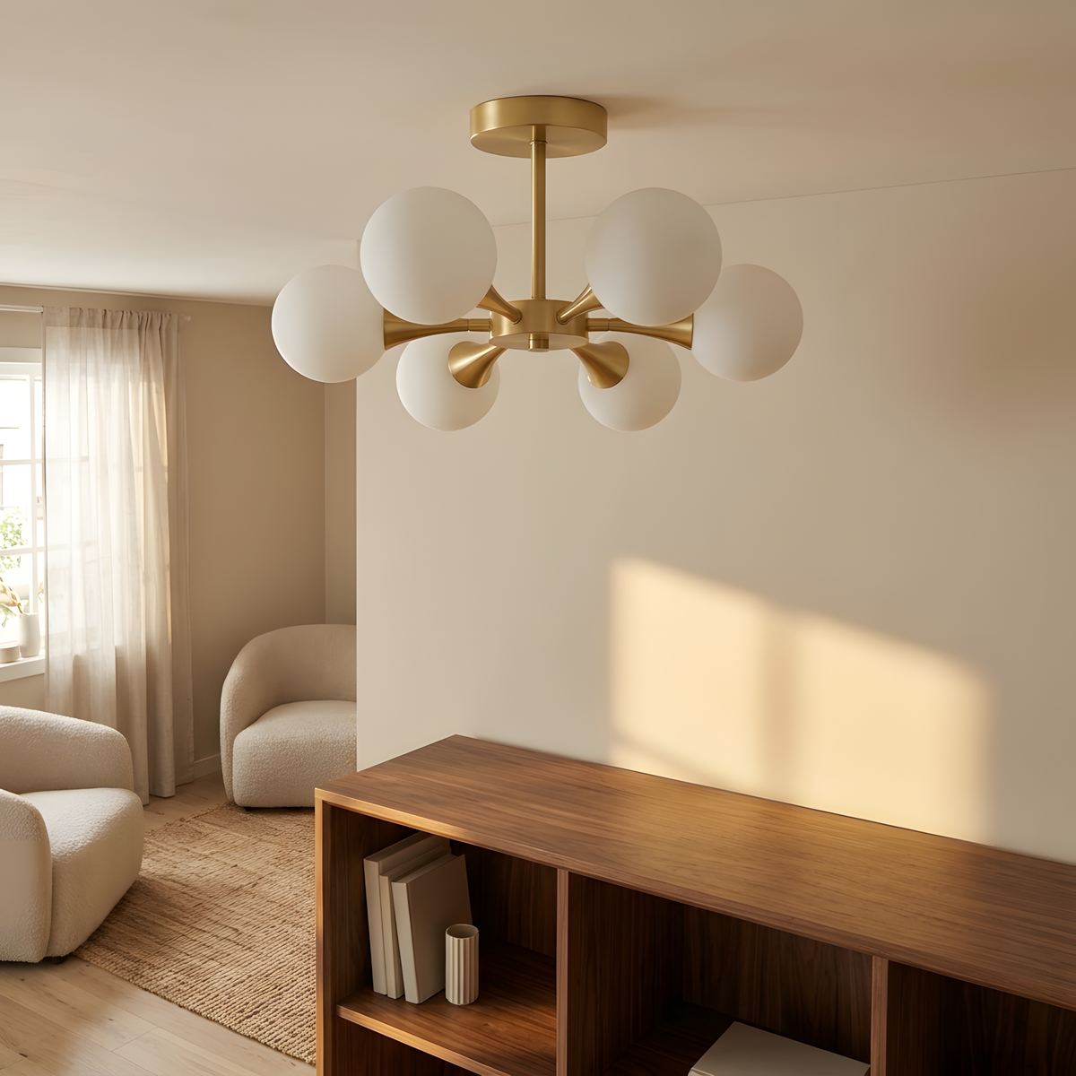 Lanea suspension globes, allumée
