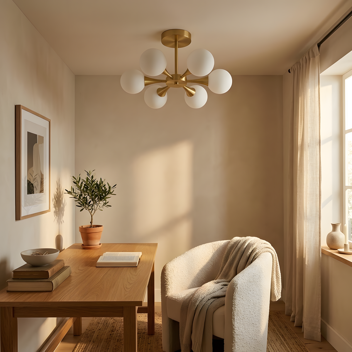 Lanea suspension globes, vue détail