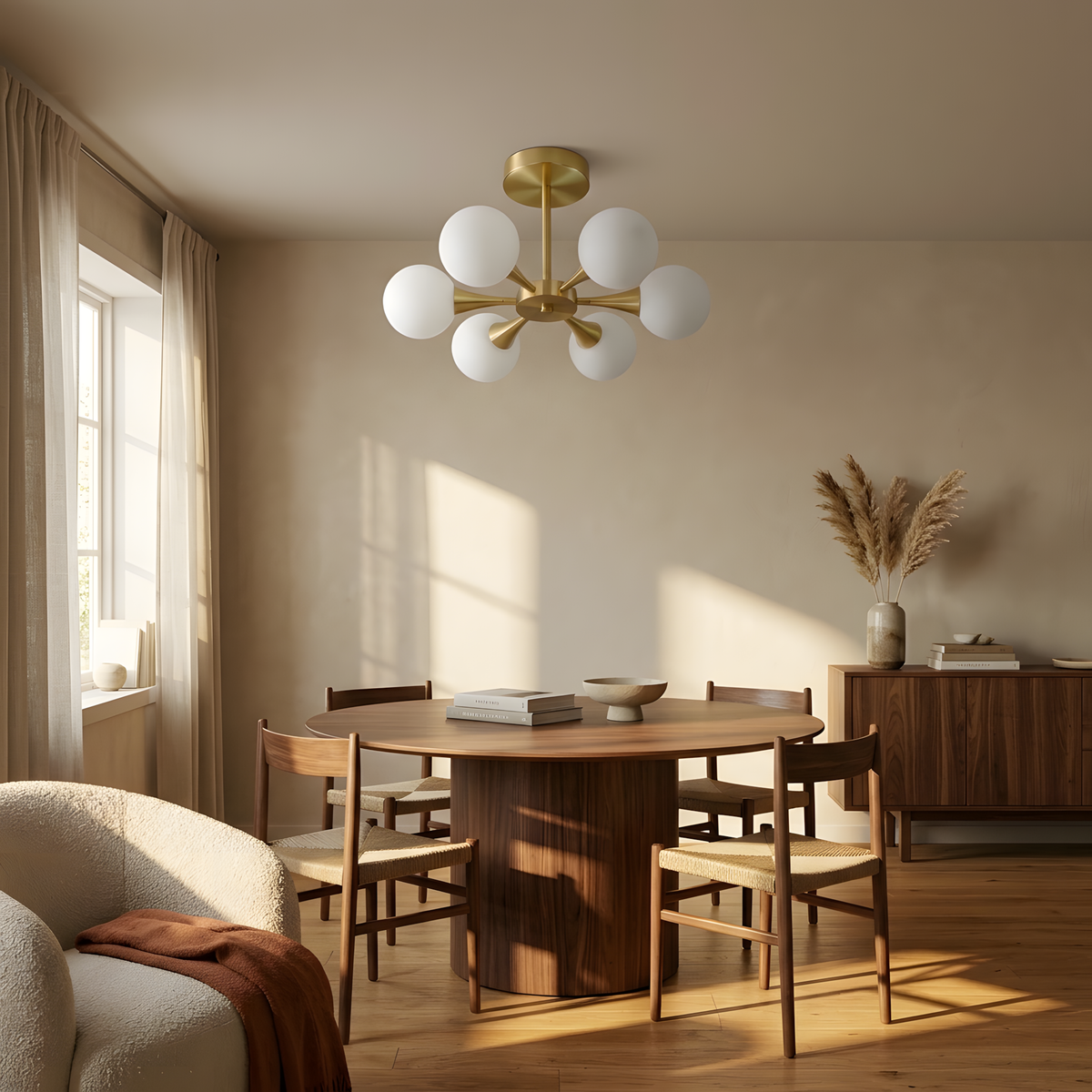 Lanea suspension globes verre, lumière du jour