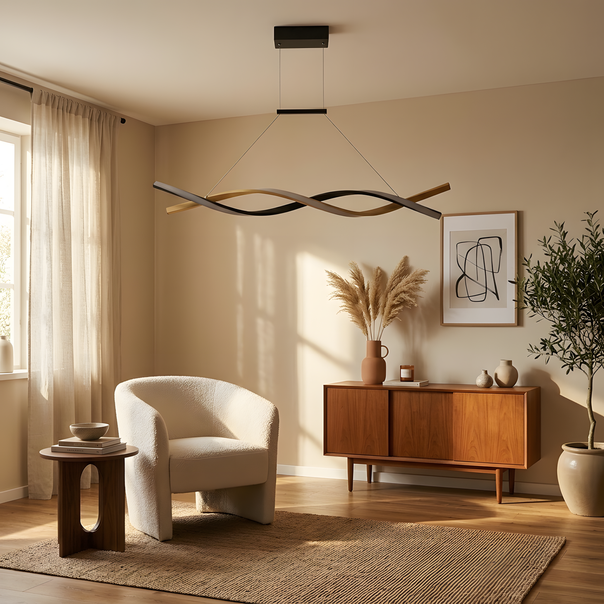Lumira suspension linéaire, vue détail
