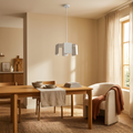 Marvenna suspension acier blanc, cuisine