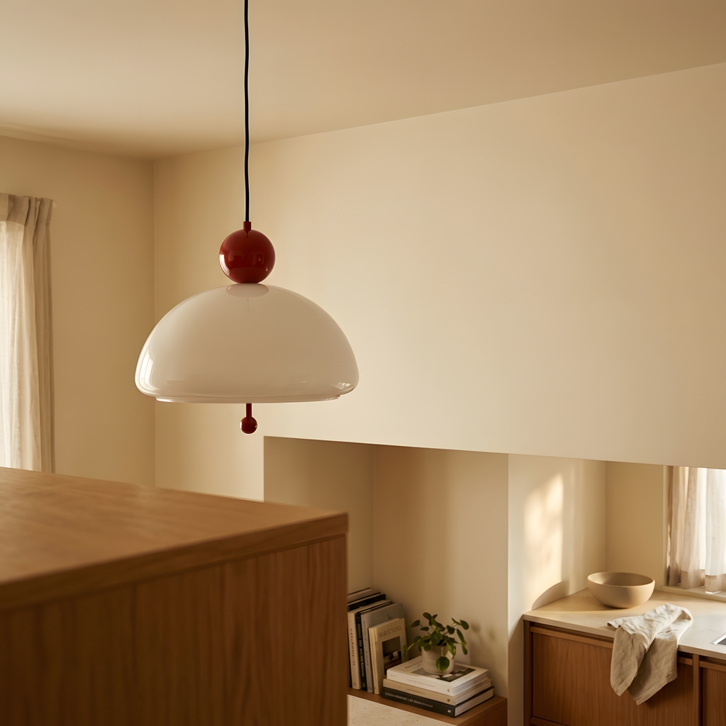 Miraldi suspension verre crémeux, salon