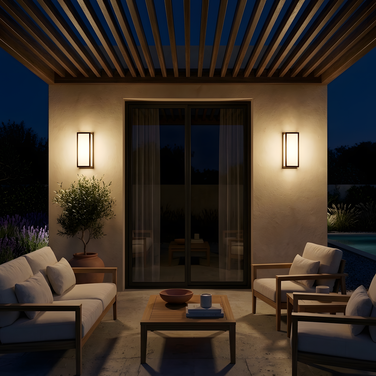 Miralio applique extérieure jardin de nuit
