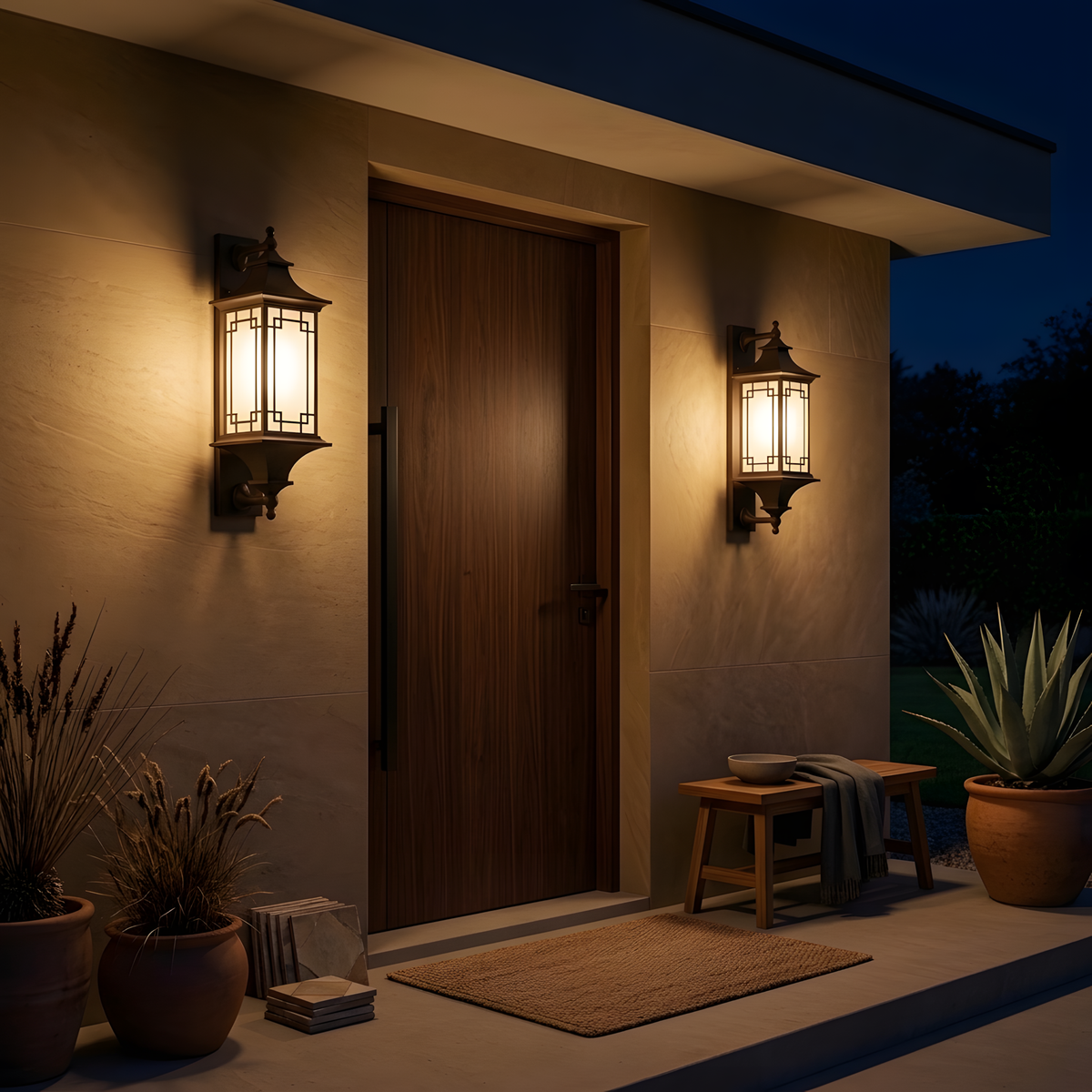 Mirareo applique extérieure balcon de nuit