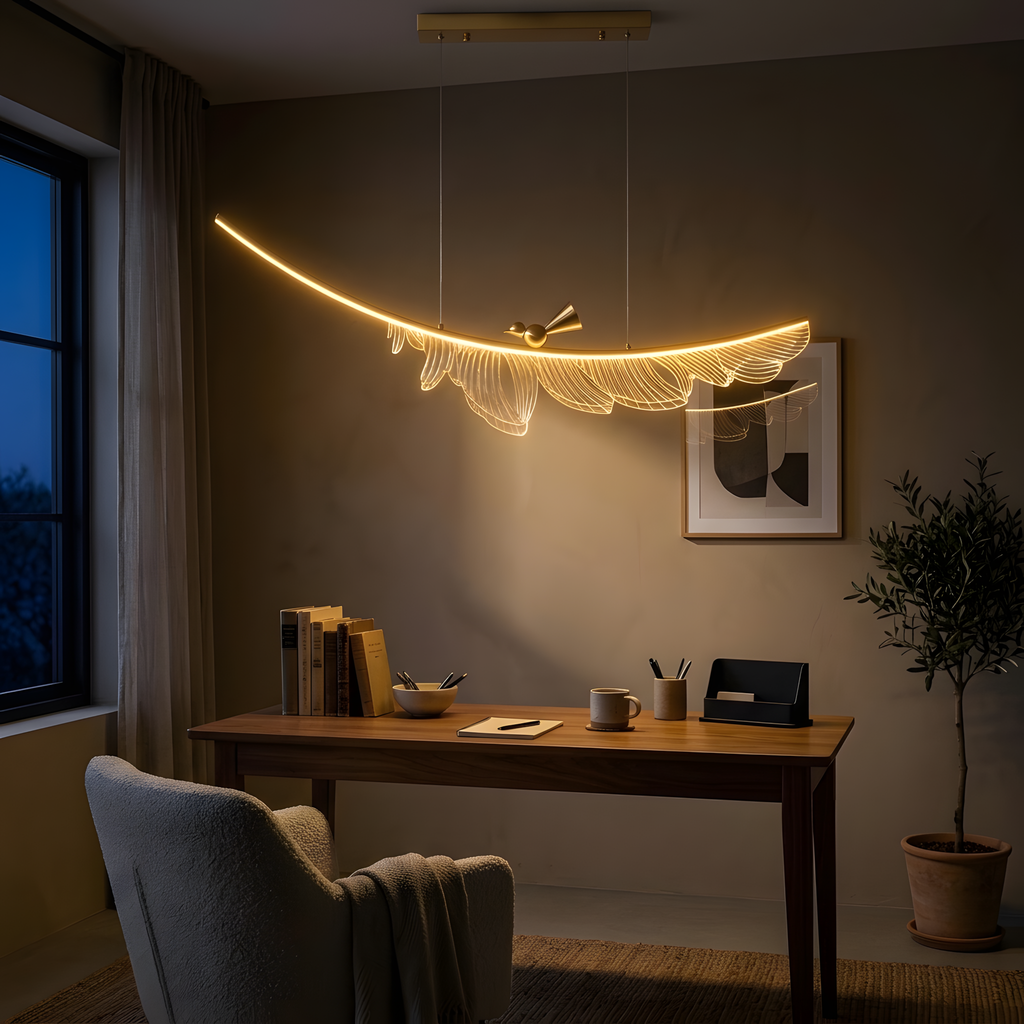 Morvela suspension linéaire, longue table