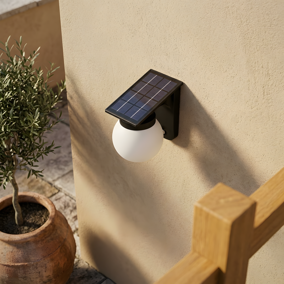 Nelvia applique murale extérieure détail de lumière