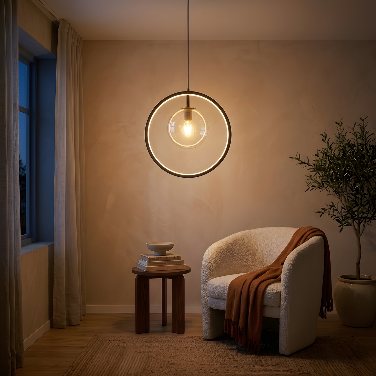 Nimberis suspension globes noirs, cuisine