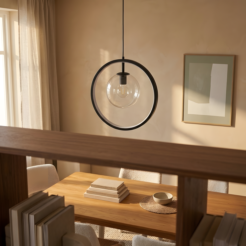 Nimberis suspension globes noirs, chambre