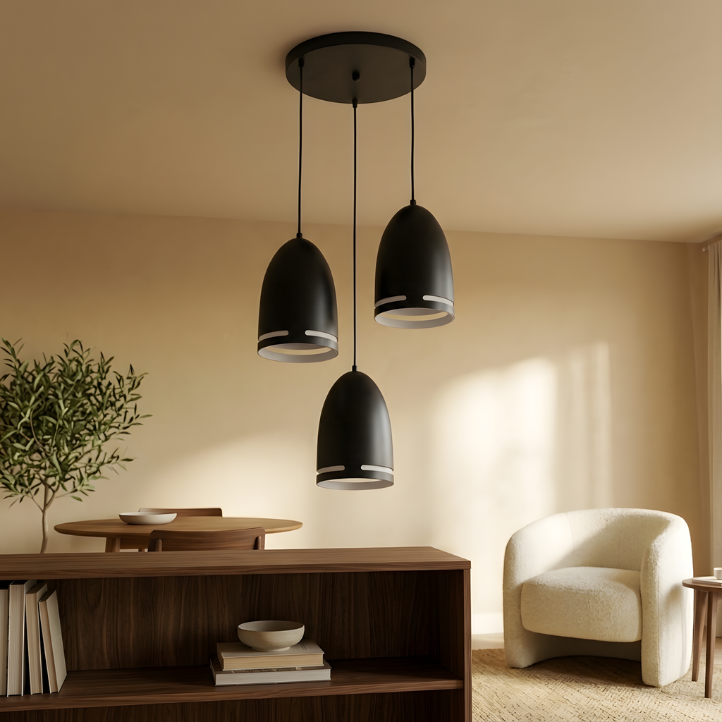 Nivetta suspension dorée, chambre