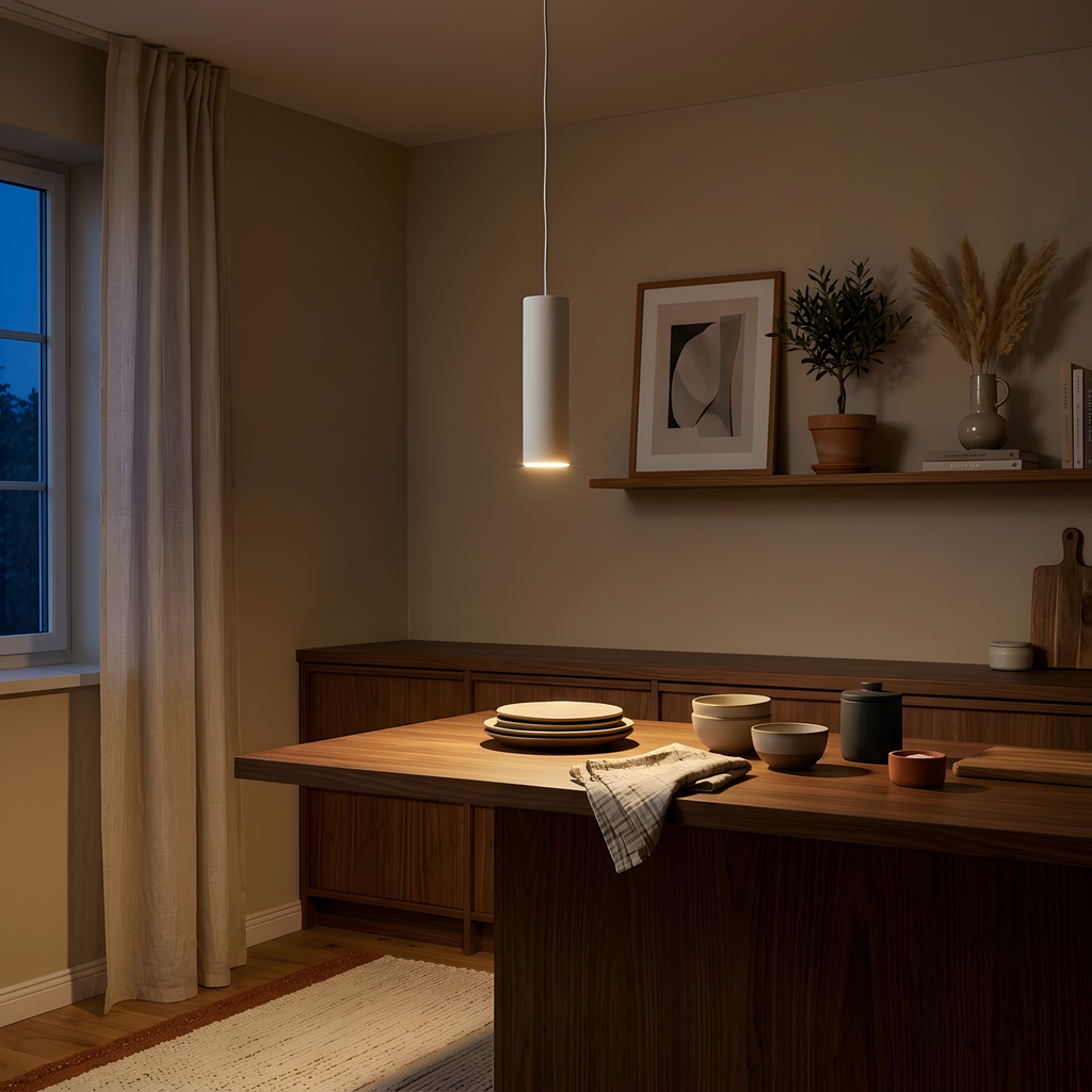 Nordellia suspension céramique texturée, salle à manger