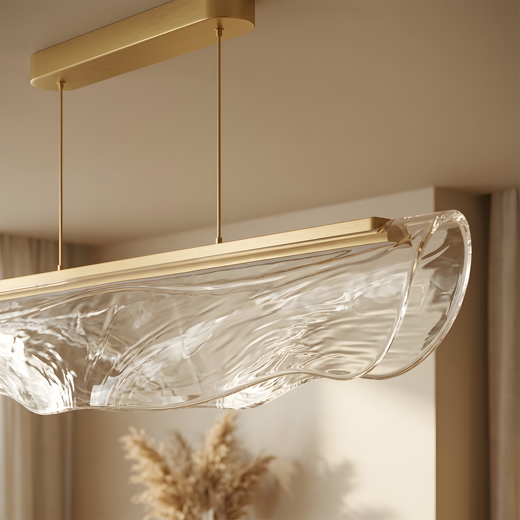 Norkelia suspension ondulée LED, chambre