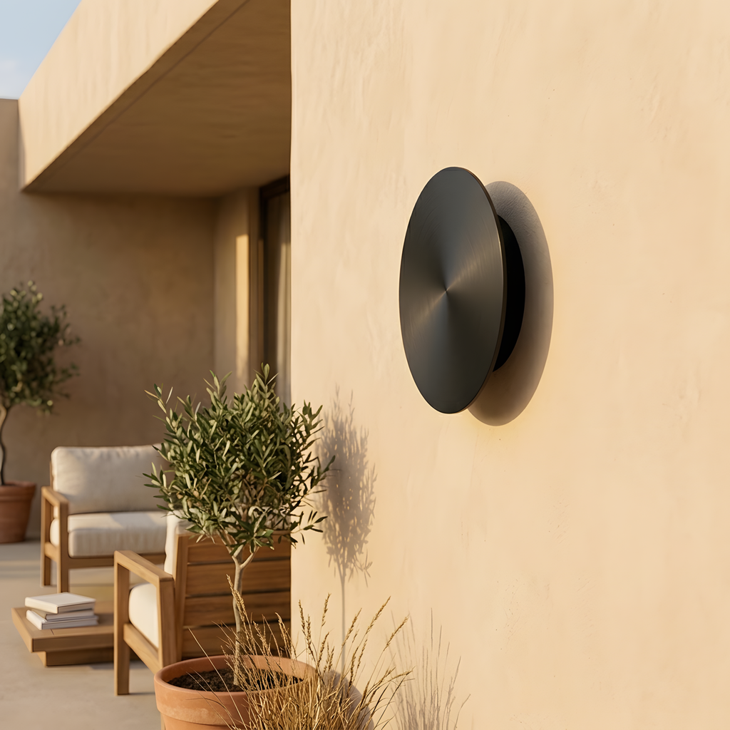 Norona applique extérieure terrasse au crépuscule