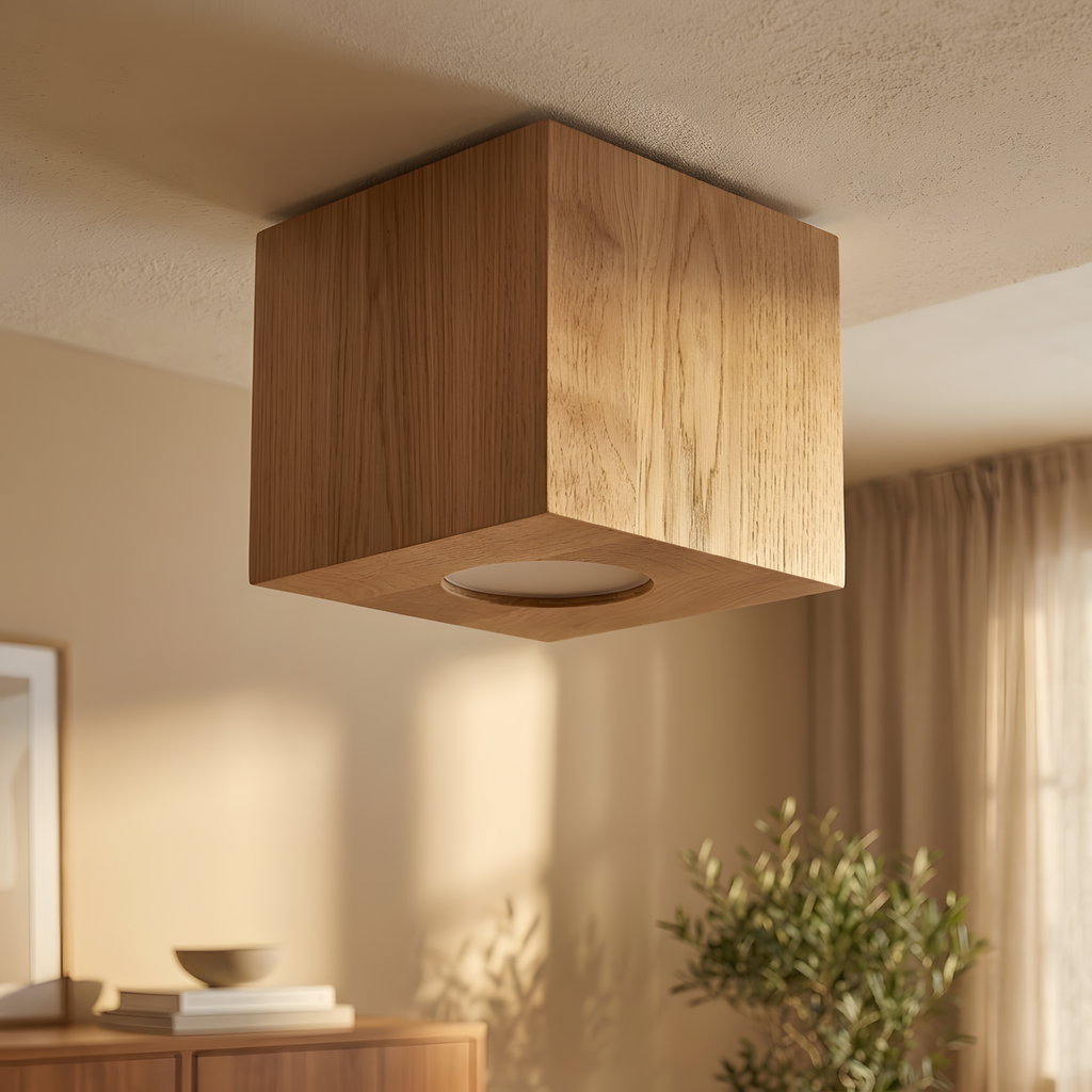 Norvo plafonnier bois, ambiance bureau