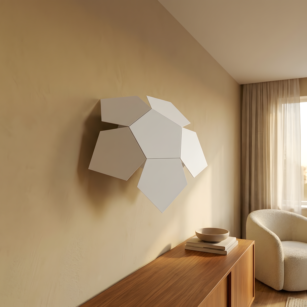 Novaria applique murale détail de lumière