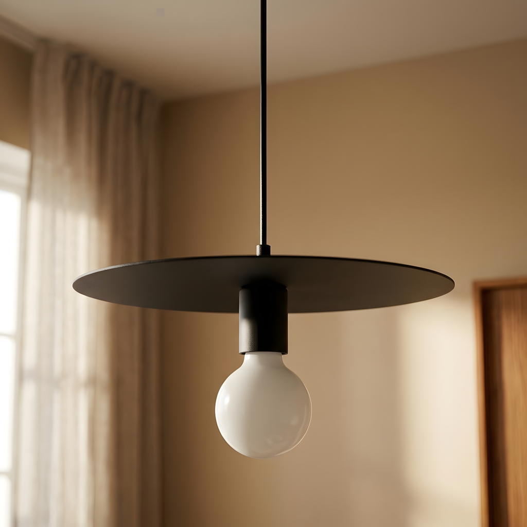 Novastra suspension acier noir, bureau