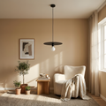 Novastra suspension acier noir, salon