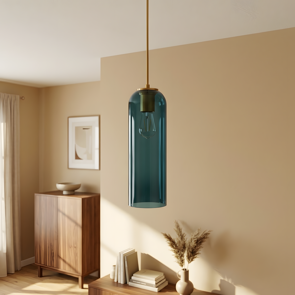 Novellia suspension scandinave verre, salon