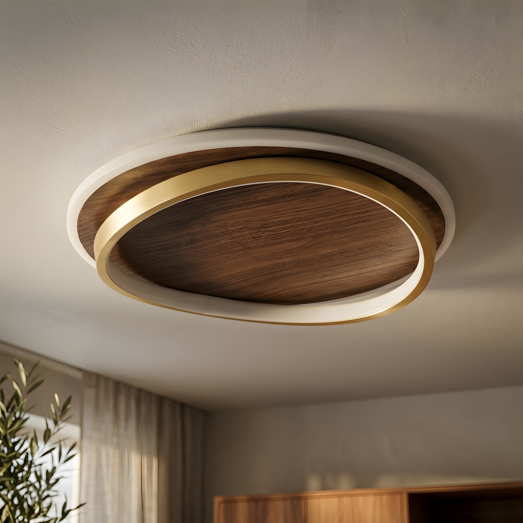 Noyera plafonnier noyer, ambiance salon