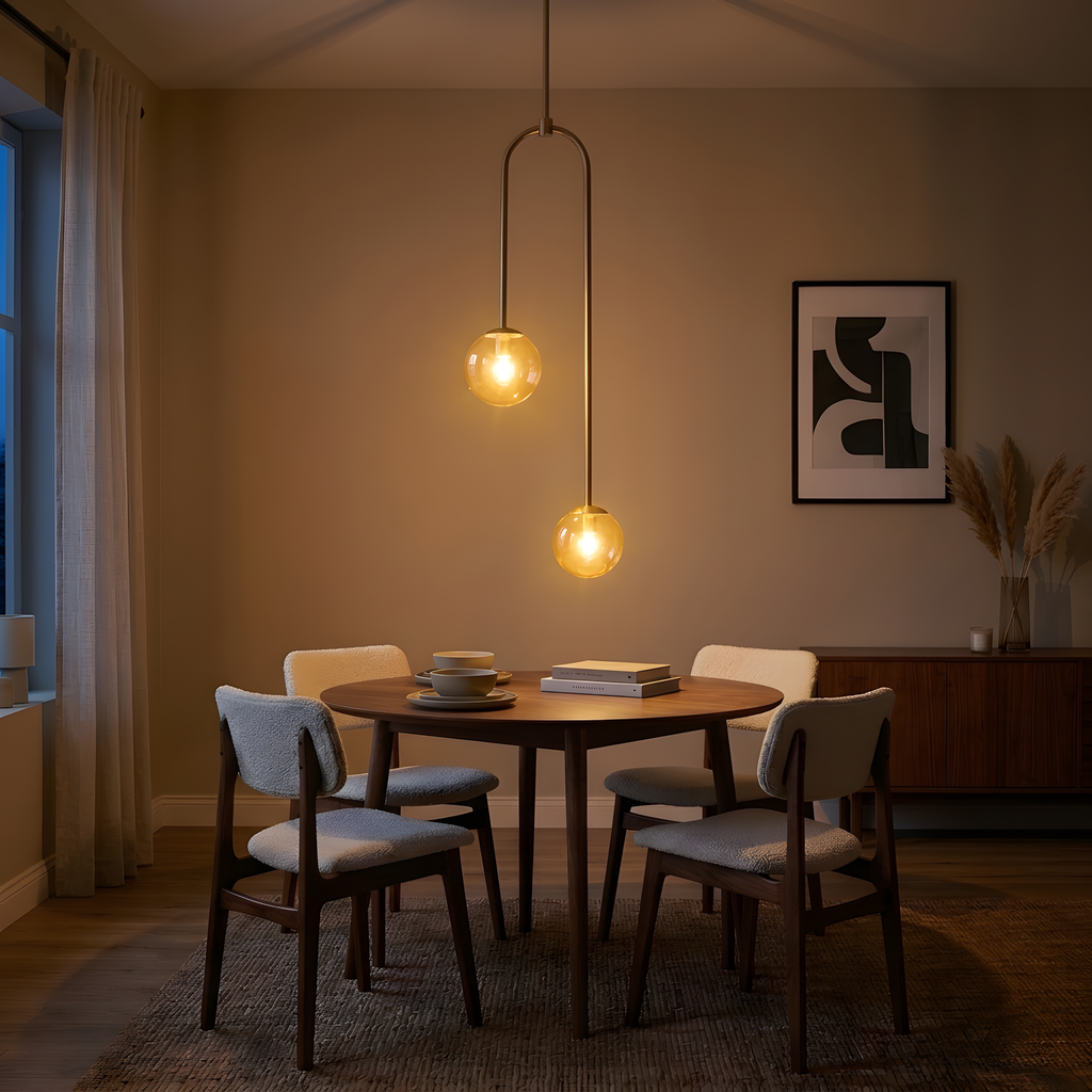 Oblia suspension, ambiance salle à manger
