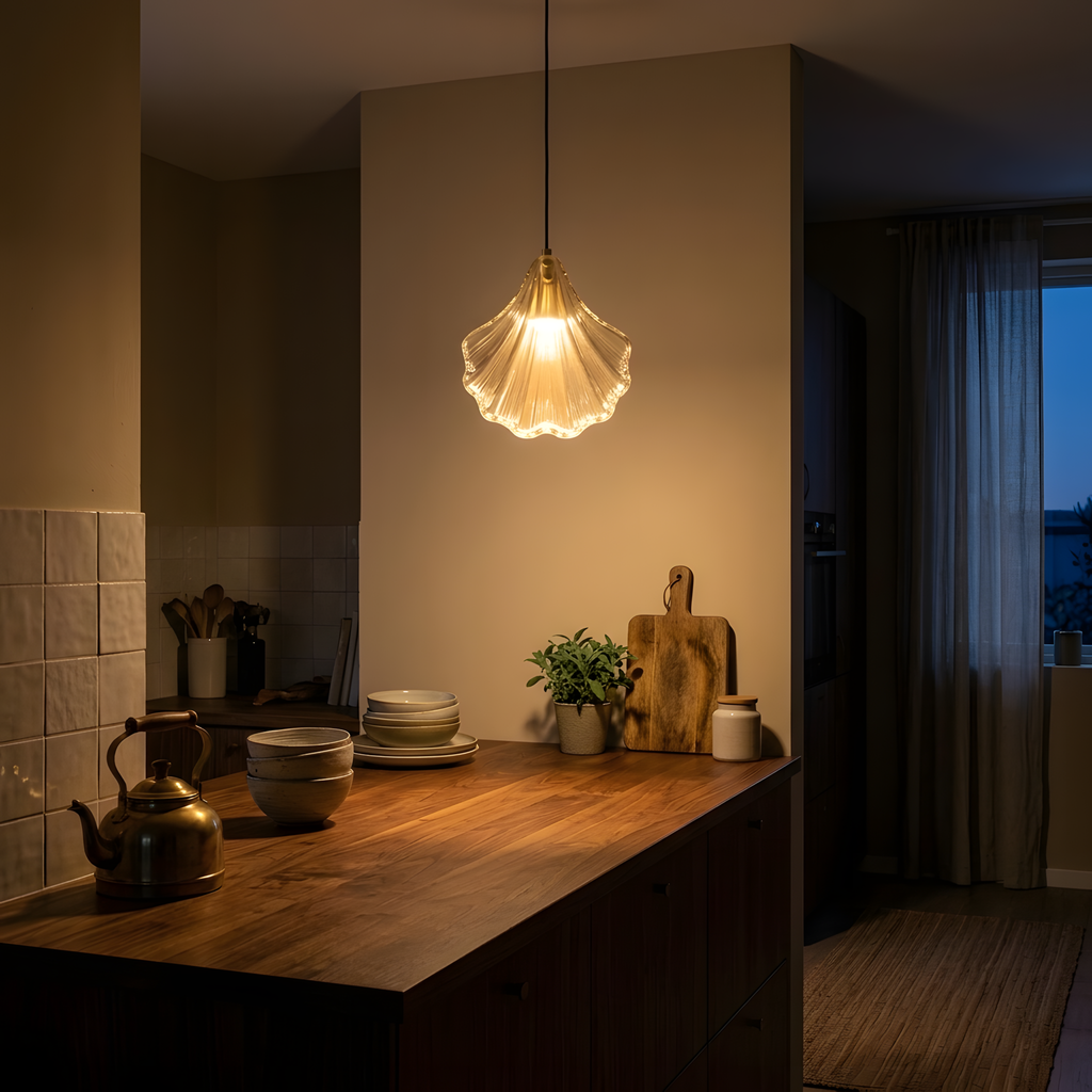 Ombella suspension verre, îlot de cuisine