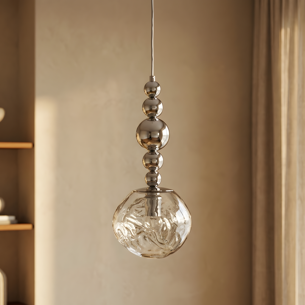 Ombrilia suspension chromée Art déco, cuisine
