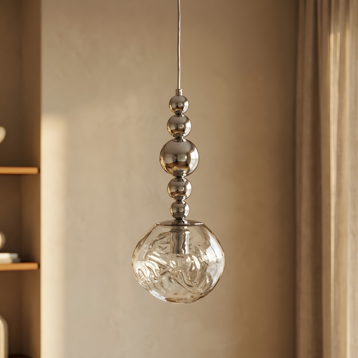 Ombrilia suspension chromée Art déco, cuisine