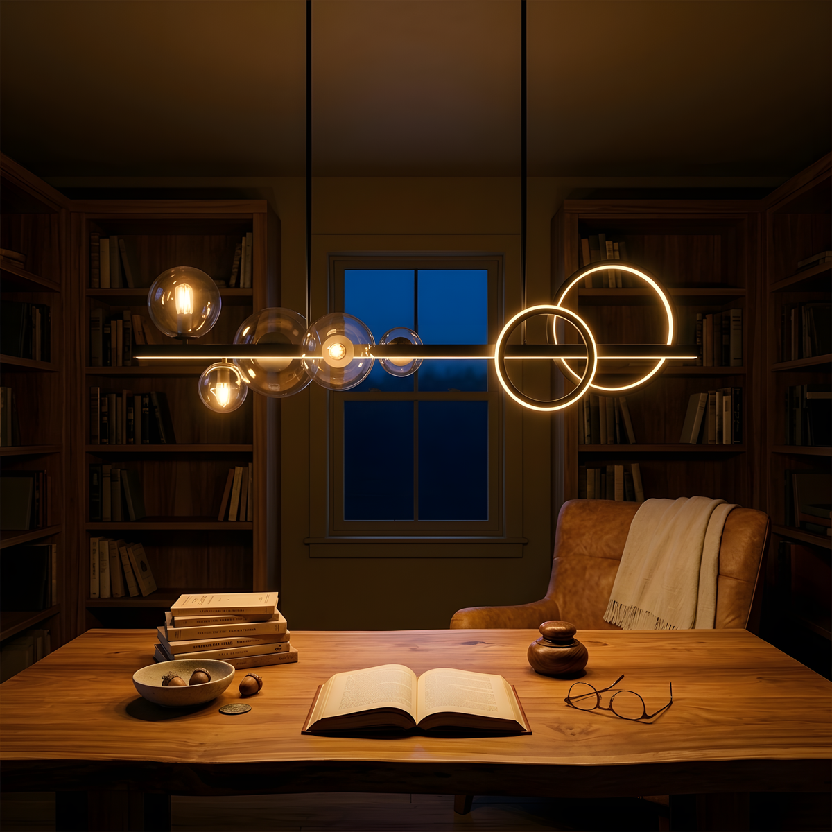 Onelia suspension, ambiance salon
