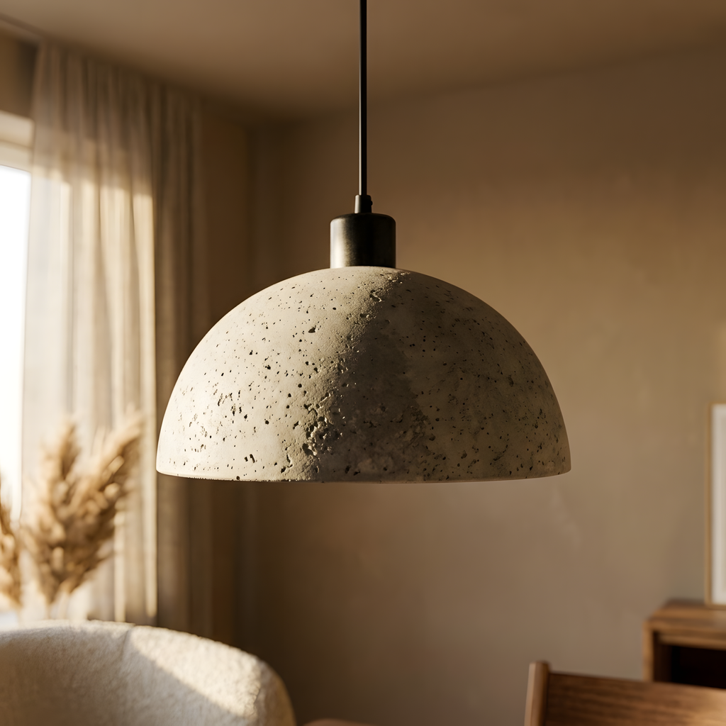 Orvella suspension béton gris, salle à manger