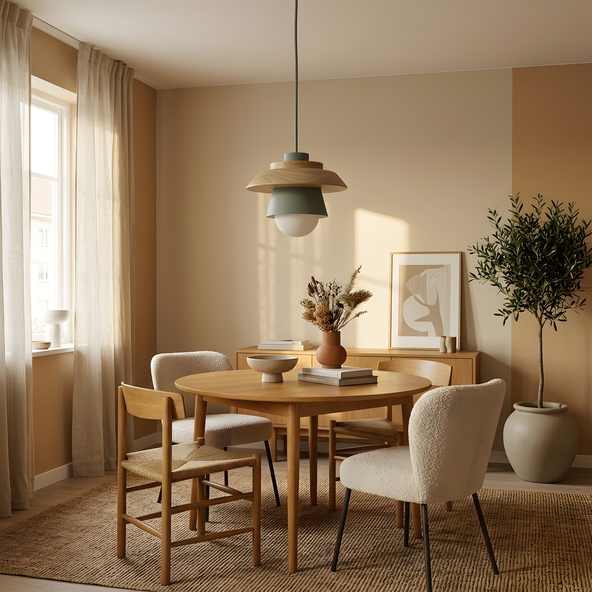 Palora suspension colorée, lumière du jour