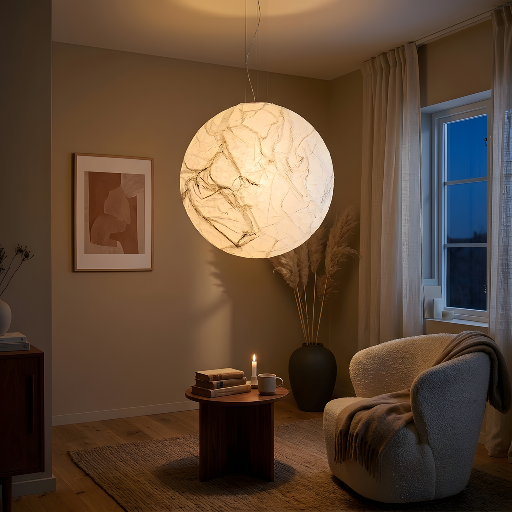 Papira suspension, ambiance chambre