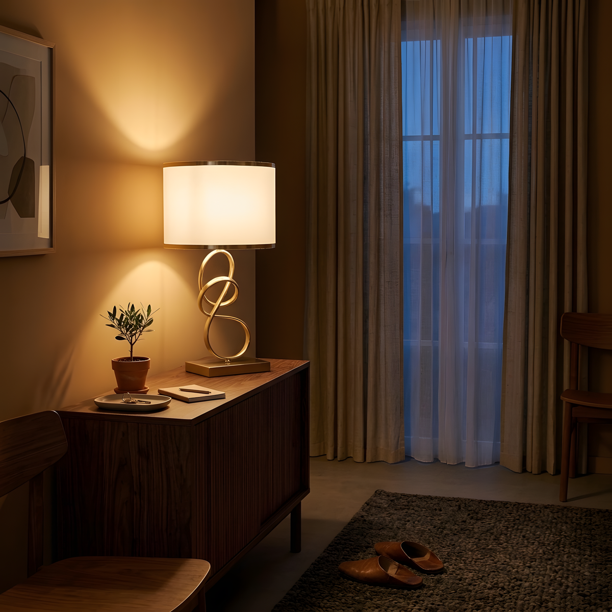 Pelasa lampe à poser vue d'ensemble