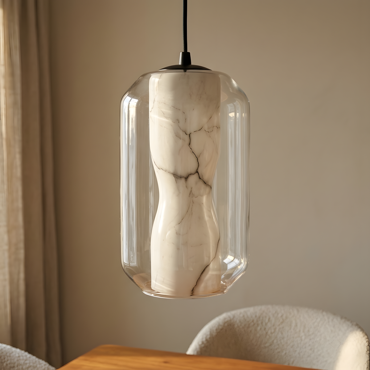 Perania suspension verre soufflé, couloir