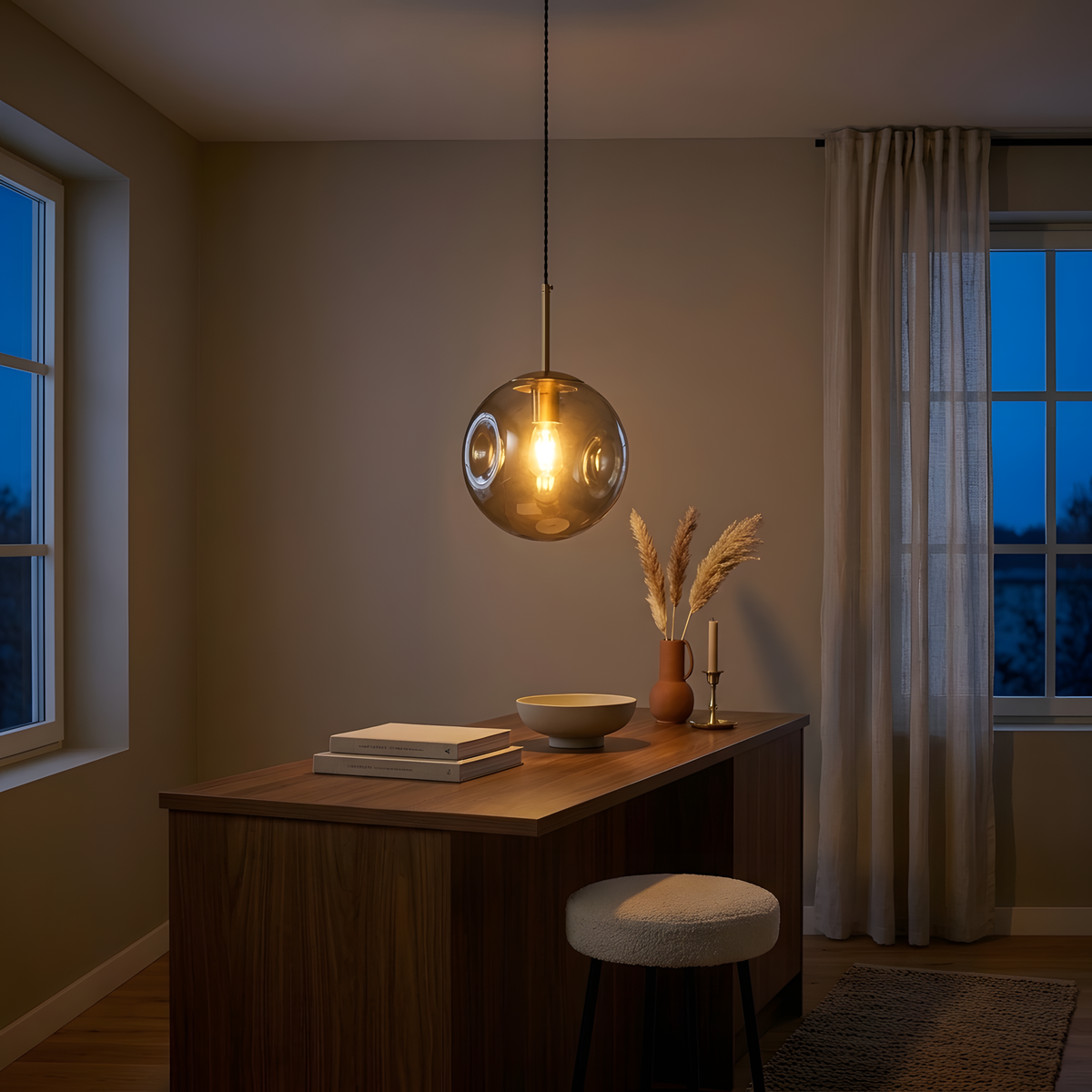 Perola suspension, ambiance cuisine