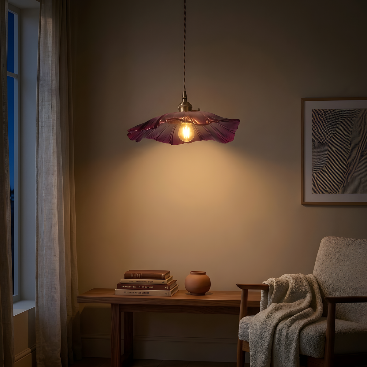 Petalia suspension, ambiance salle à manger