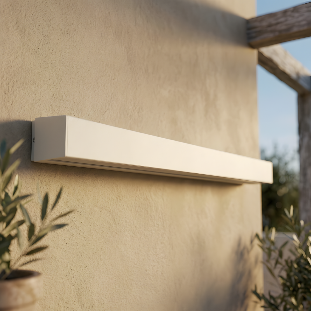 Quelasca applique linéaire terrasse en soirée