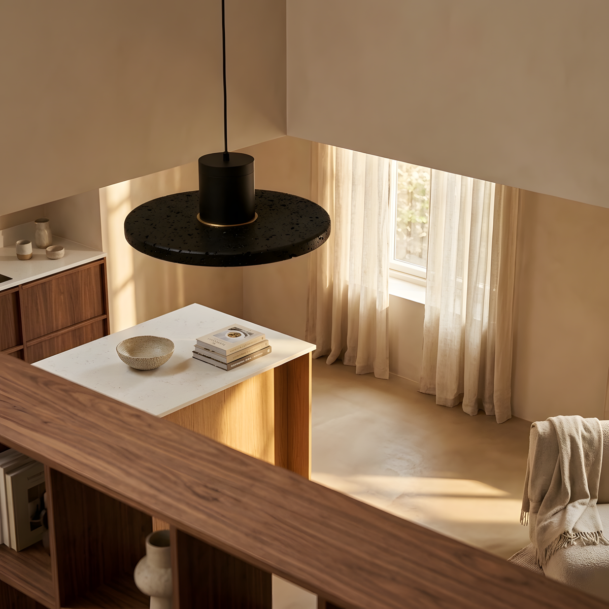 Quelia suspension noire, couloir