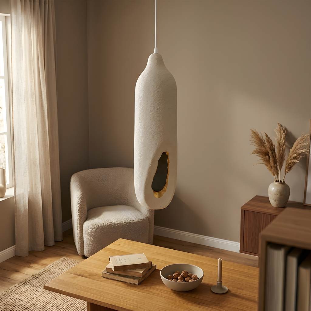 Quindra suspension beige, coin repas