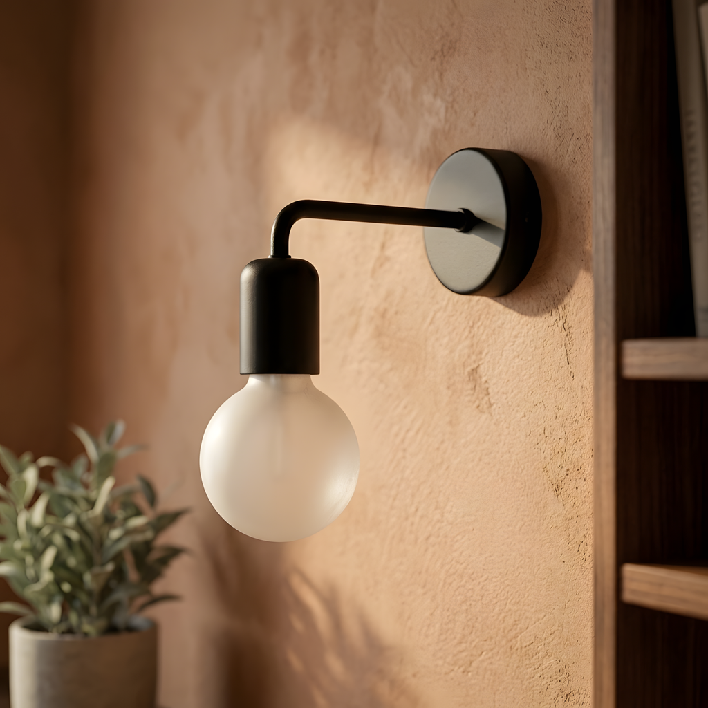 Quinelle applique murale mise en situation