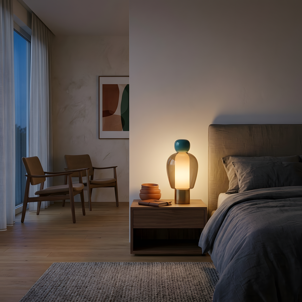 Reniodea lampe à poser ambiance du soir