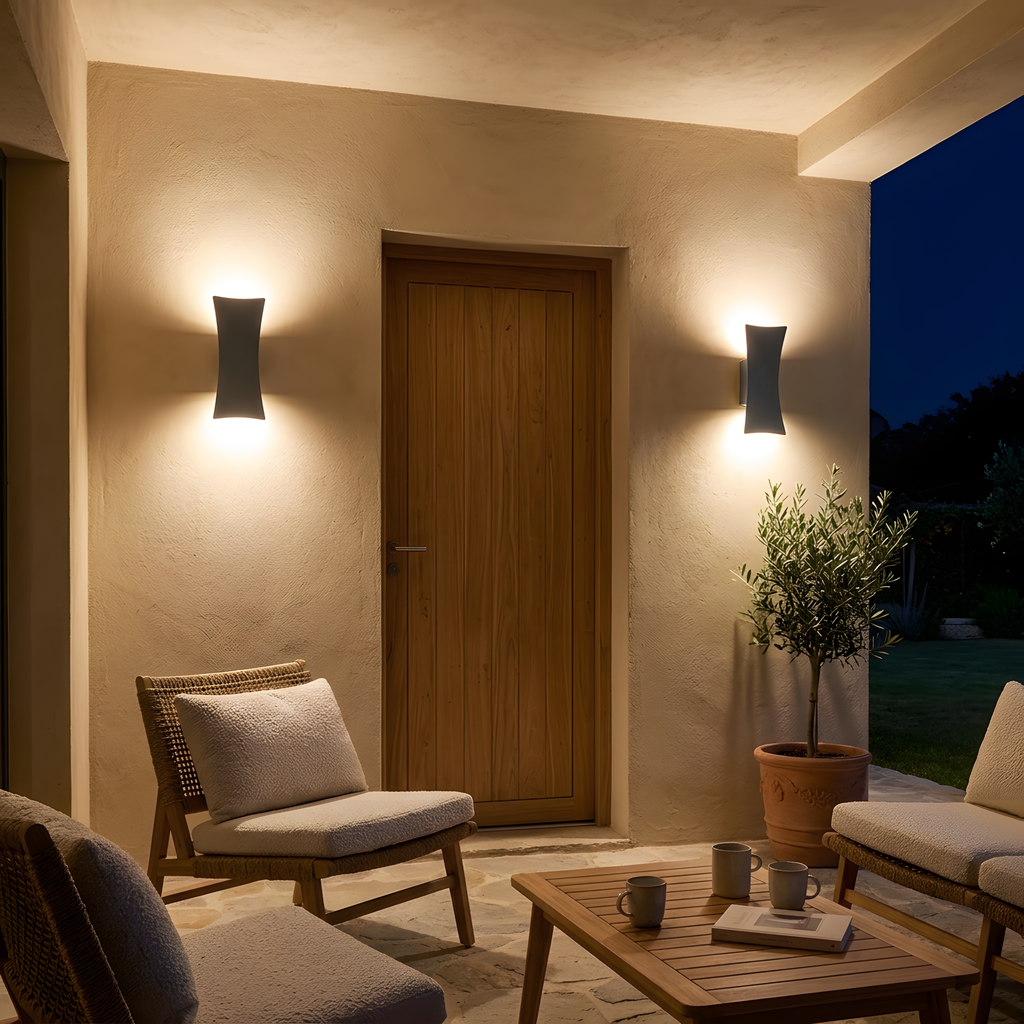 Renselle applique extérieure jardin de nuit