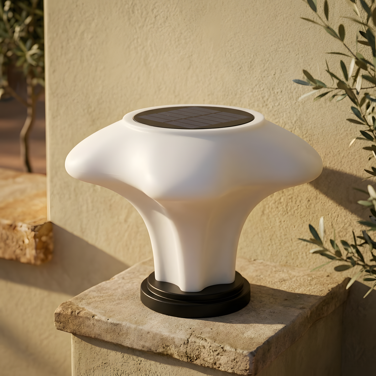 Rilomio lampe à poser extérieure mise en situation