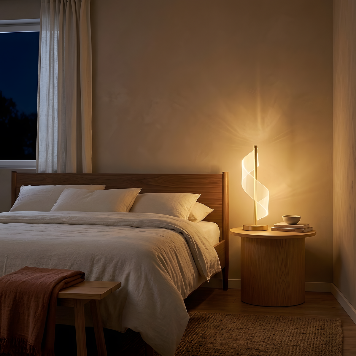 Selera lampe à poser ambiance du soir
