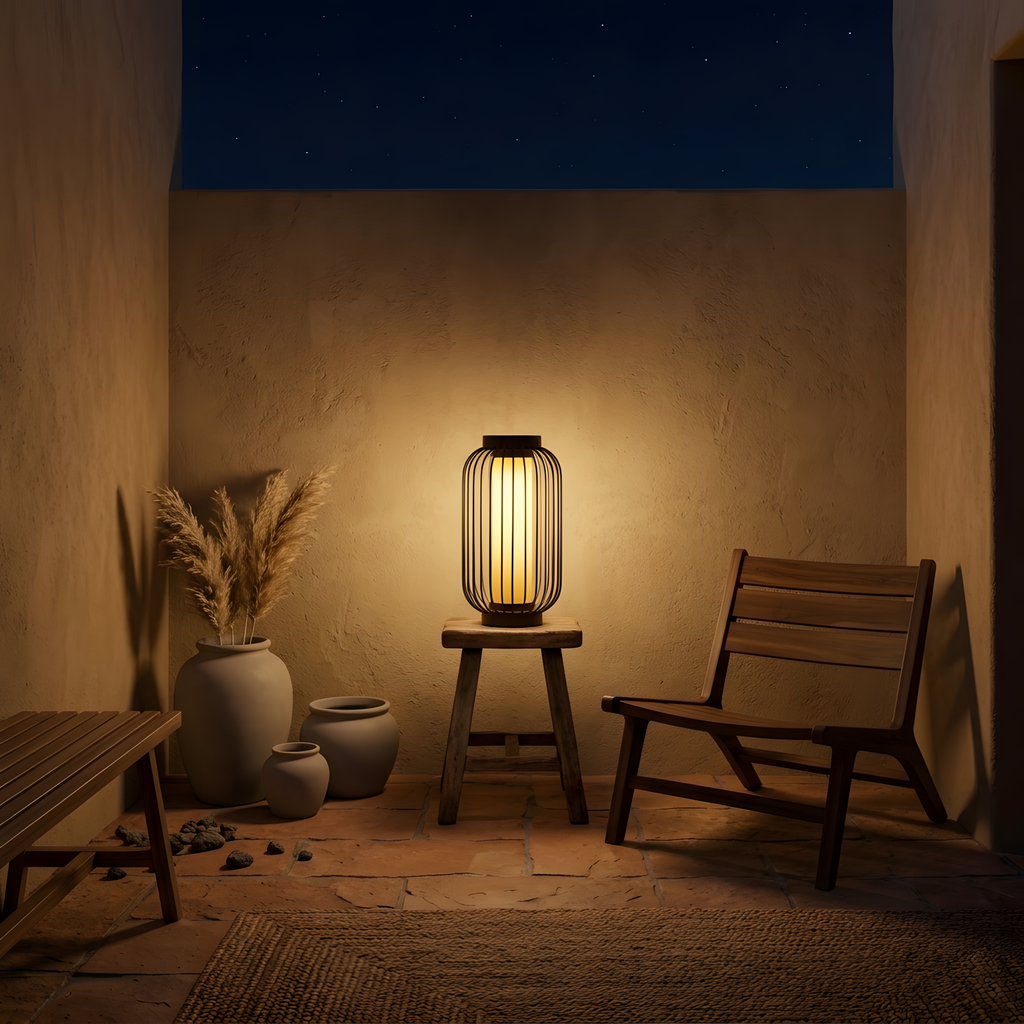 Silaene lampe à poser extérieure vue d'ensemble