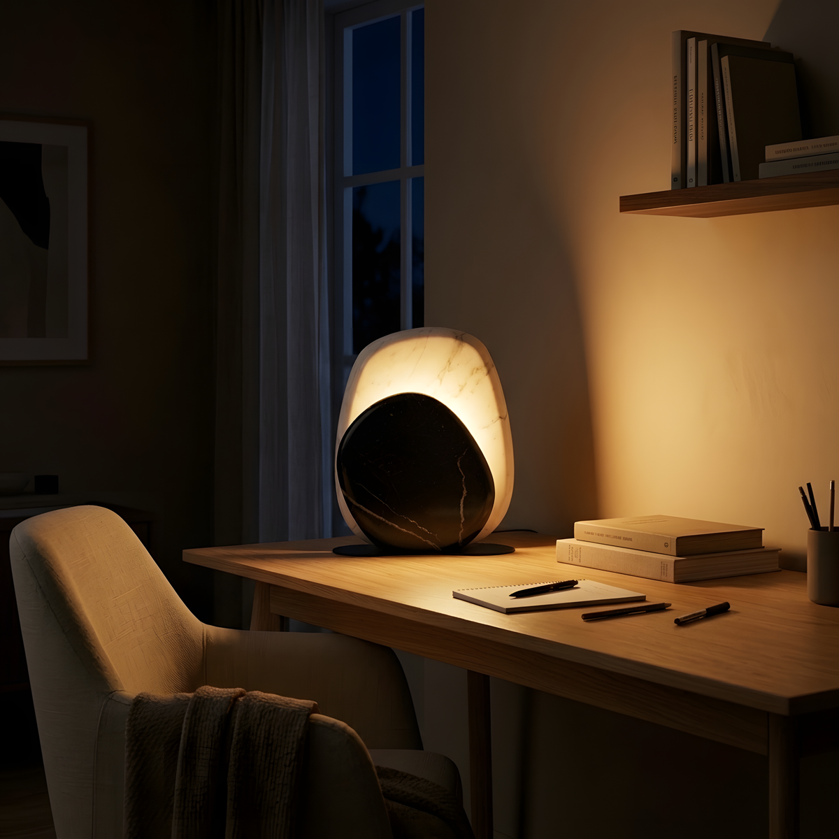 Silianda lampe à poser vue d'ensemble