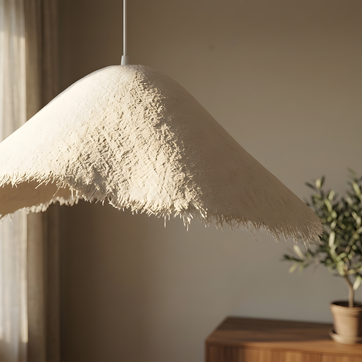 Sirella suspension nordique blanche, cuisine